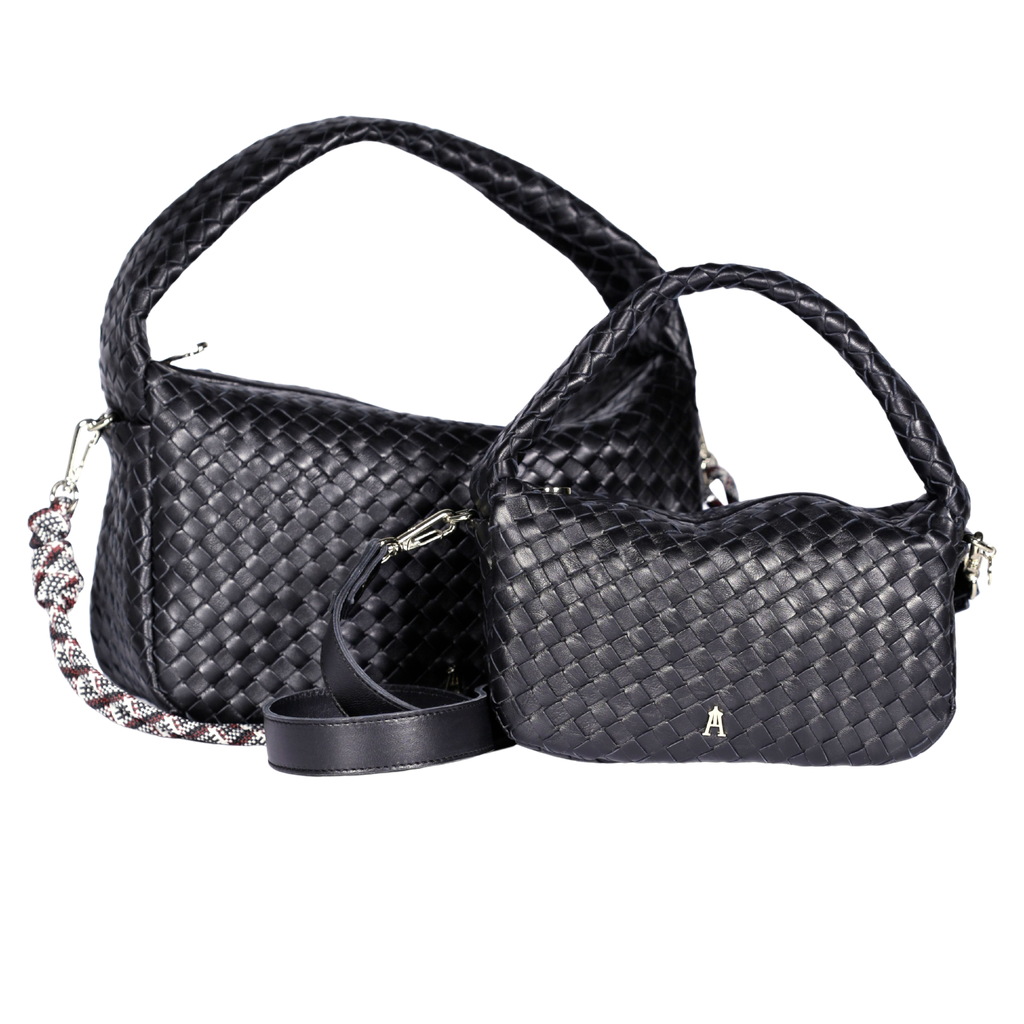 CRAIE STUDIO - SAC BALLON TRESSÉ NOIR