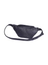 CRAIE STUDIO - SAC CEINTURE EN CUIR TRESSÉ NOIR