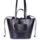 CRAIE STUDIO - SAC SEAU EN CUIR NOIR