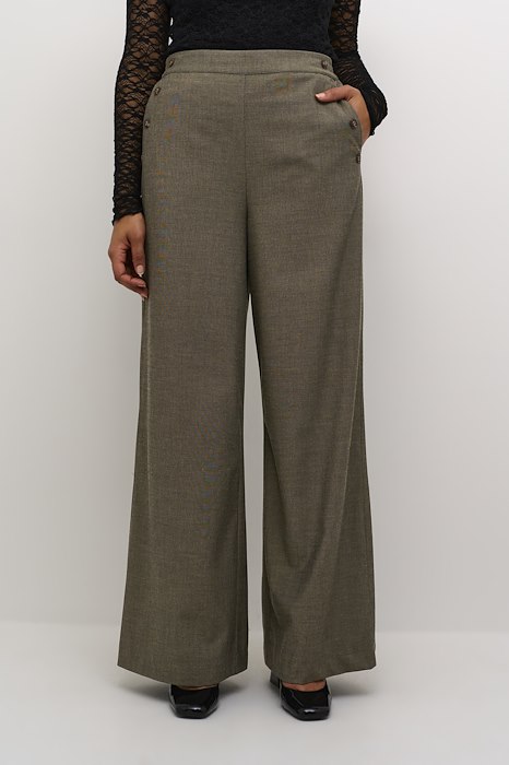KAFFE - PANTALON "KAGIGI" BRUN