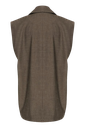 KAFFE - GILET « KAGIGI » MARRON