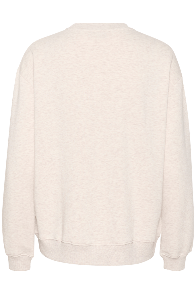 KAFFE - SWEAT "KAMOLLY" GRIS PLUME