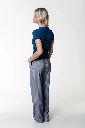 COLOURFULREBEL - PANTALON DROIT "RUS" À RAYURES - GRIS