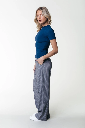 COLOURFULREBEL - PANTALON DROIT "RUS" À RAYURES - GRIS