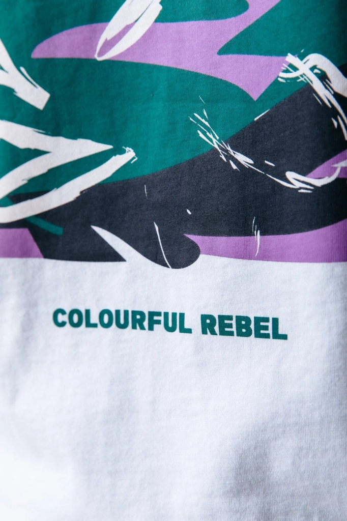 COLOURFULREBEL - T-SHIRT À FLEURS ABSTRAITES - BLANC