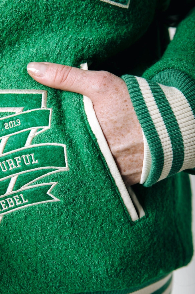 COLOURFUL REBEL - VESTE BOMBER "JOAN" - VERTE
