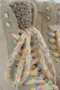 MÉLINÉ - BOTTE BEIGE À LACETS COLORÉS