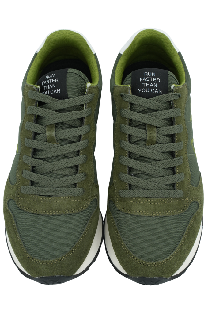 SUN68 - BASKET "TOM SOLID" KAKI FONCÉE