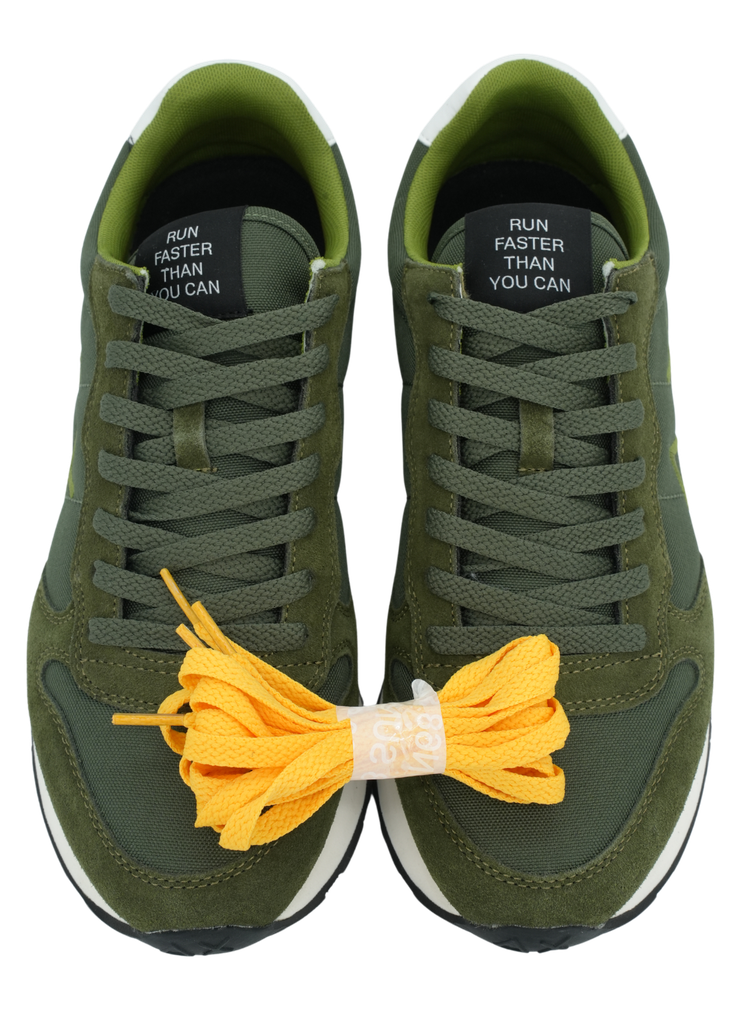 SUN68 - BASKET "TOM SOLID" KAKI FONCÉE