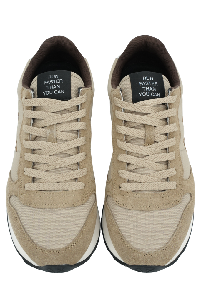 SUN68 - BASKET "TOM SOLID" BEIGE FONCÉE