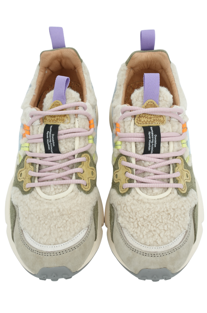 FLOWERS MOUNTAIN - YAMANO 3 BEIGE-MILITARE-CELESTE