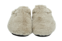 SCHOLL - SABOTS BEIGE FOURRÉS