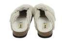 SCHOLL - SABOTS BEIGE FOURRÉS
