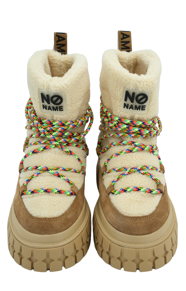 NO NAME - SNOWBOOTS "GRAVITEE" BEIGE