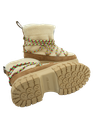 NO NAME - SNOWBOOTS "GRAVITEE" BEIGE