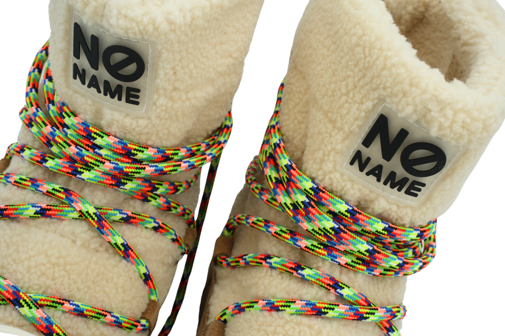 NO NAME - SNOWBOOTS "GRAVITEE" BEIGE