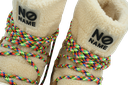 NO NAME - SNOWBOOTS "GRAVITEE" BEIGE
