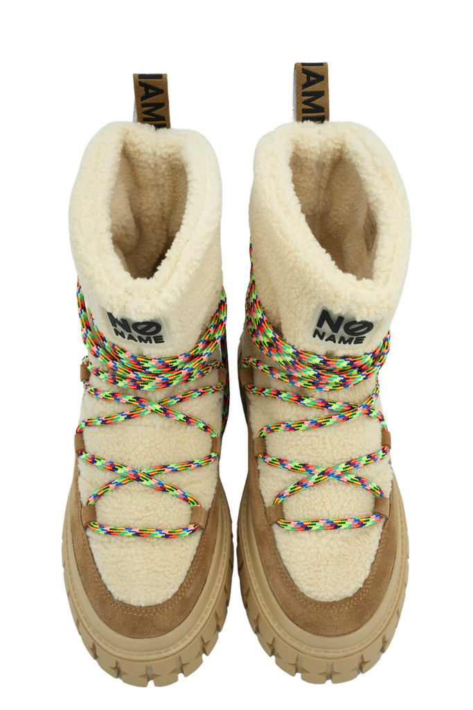 NO NAME - SNOWBOOTS "GRAVITEE" BEIGE
