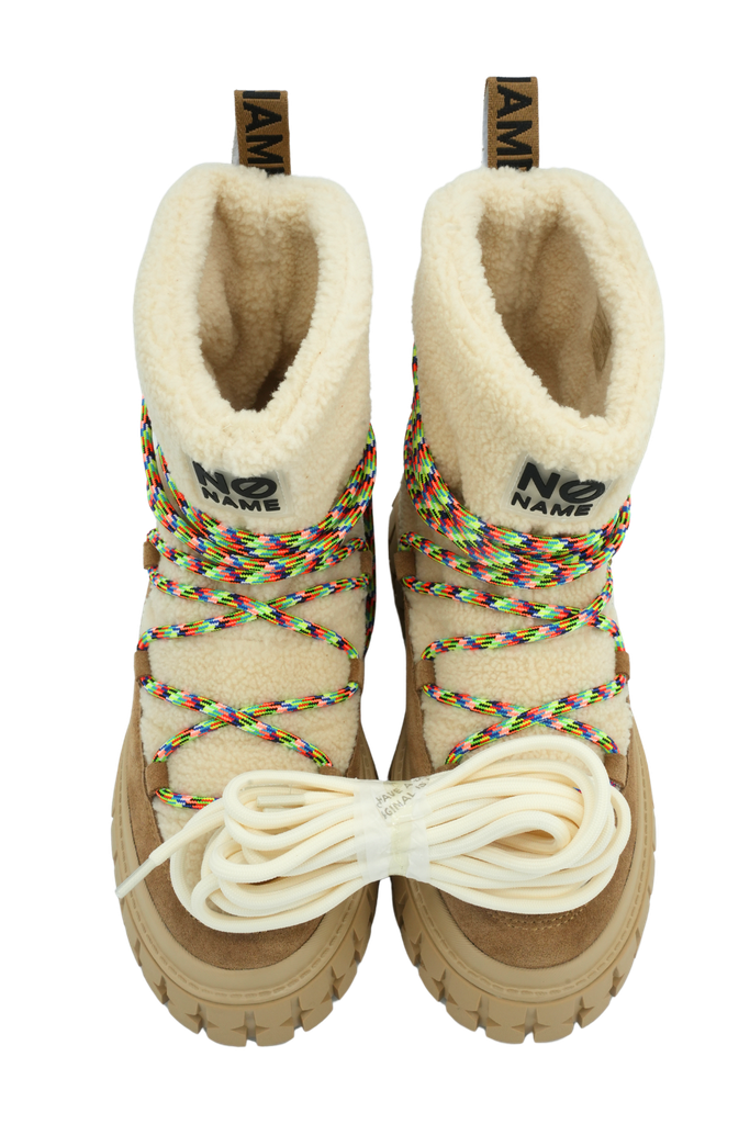 NO NAME - SNOWBOOTS "GRAVITEE" BEIGE