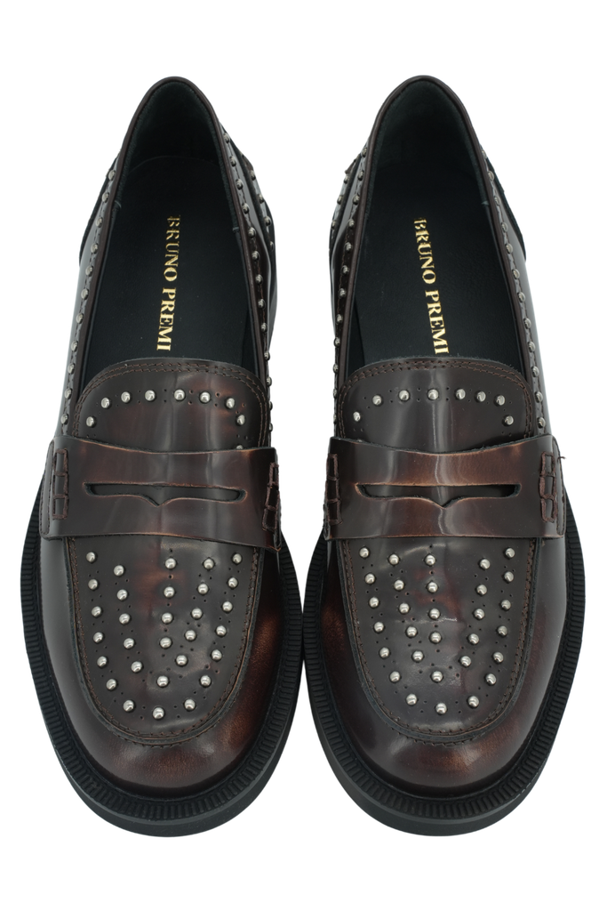 BRUNO PREMI - MOCASSINS MARRONS
