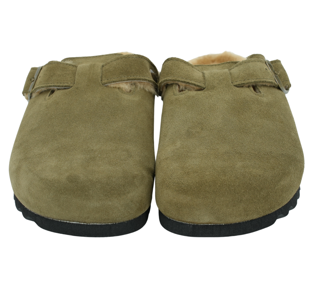 SCHOLL - SABOTS "OLIVIER" KAKI