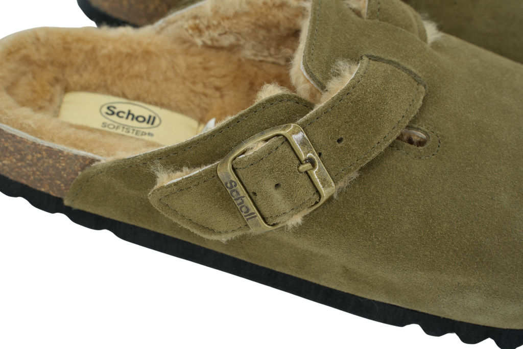 SCHOLL - SABOTS "OLIVIER" KAKI