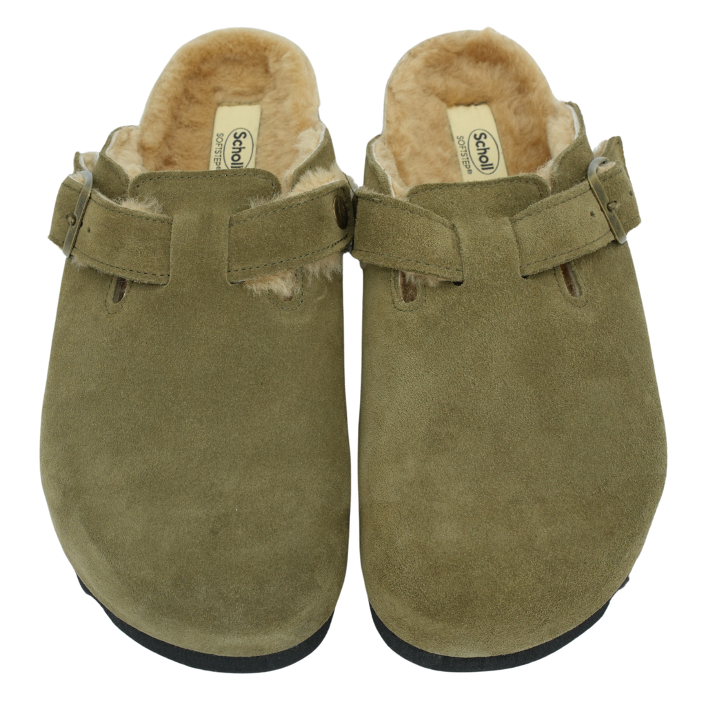 SCHOLL - SABOTS "OLIVIER" KAKI