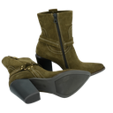 MJUS - BOTTINES WESTERN FLORA KHAKI