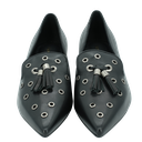 BRUNO PREMI - BALLERINES NOIRES AVEC OEILLETS