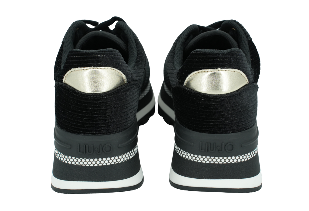 LUI JO - BASKETS "AMAZING 23" VELVET NOIRES