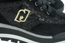 LUI JO - BASKETS "AMAZING 23" VELVET NOIRES