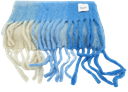 MOMENT - ÉCHARPE BLEUE ET BEIGE