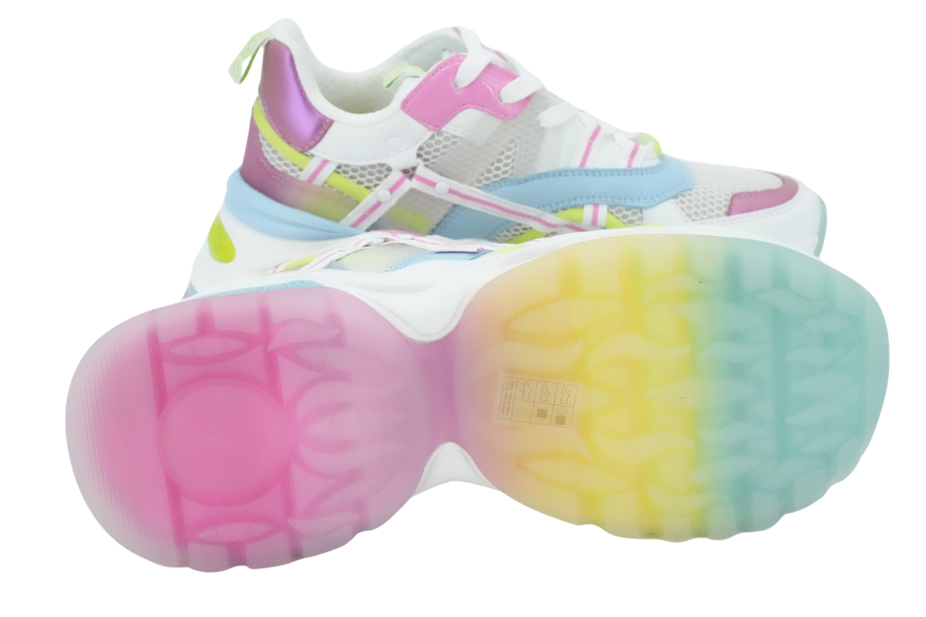 BUFFALO - TRIPLET HOLLOW LIME/PURPLE/PINK