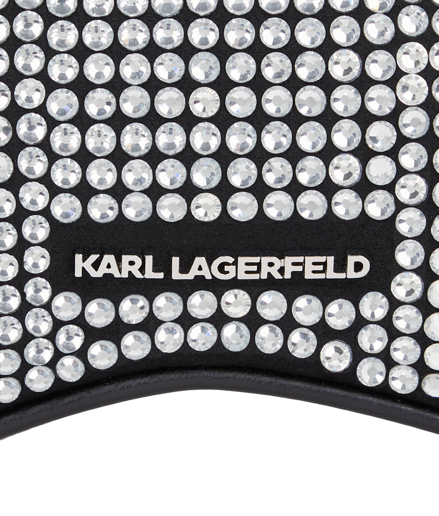 KARL LAGERFELD - SAC PORTÉ ÉPAULE AVEC STRASS "K/EVENING"