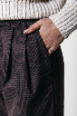 COLOURFUL REBEL - PANTALON "RUS STRAIGHT" - MARRON FONCÉ