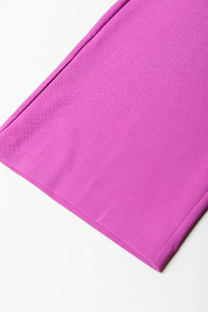 COLOURFUL REBEL - PANTALON DROIT "RUS" - ROSE VIOLET