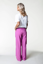 COLOURFUL REBEL - PANTALON DROIT "RUS" - ROSE VIOLET
