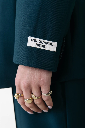COLOURFUL REBEL - BLAZER « RIKKI » VERT SAPIN