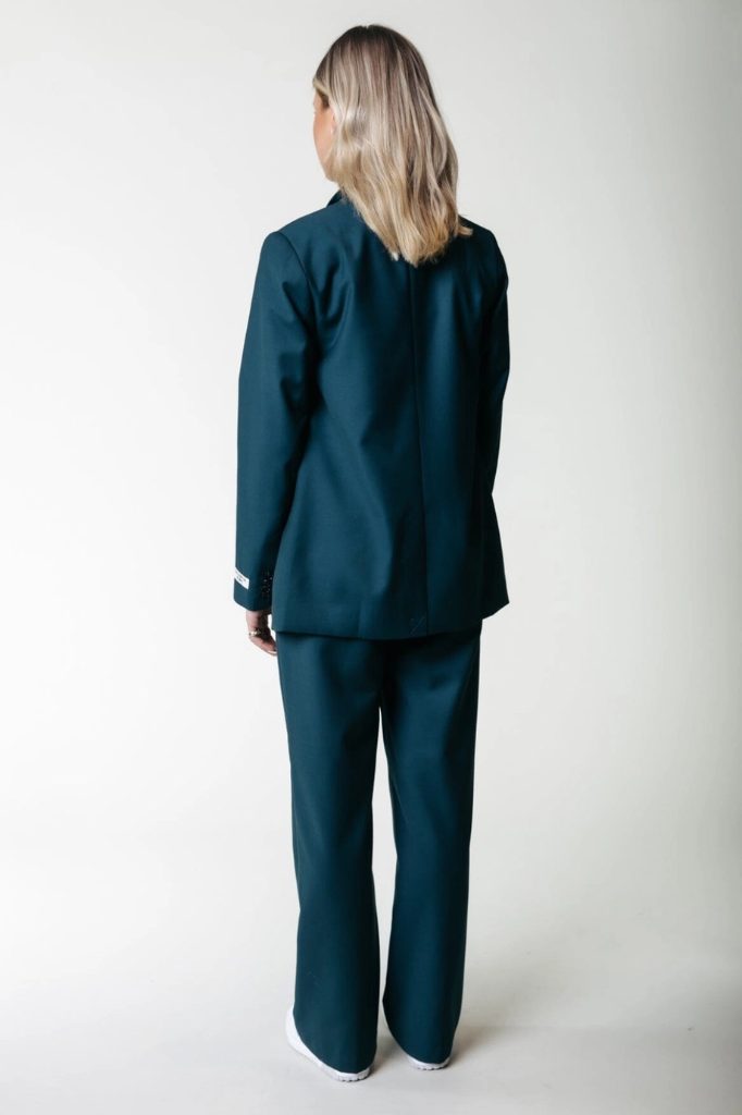 COLOURFUL REBEL - BLAZER « RIKKI » VERT SAPIN
