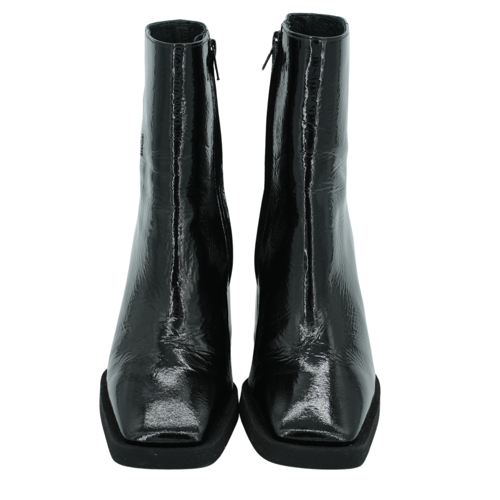 NUBIKK - BOOTS NOIRES VERNIES