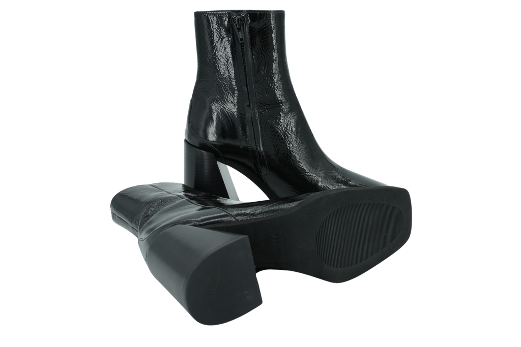 NUBIKK - BOOTS NOIRES VERNIES