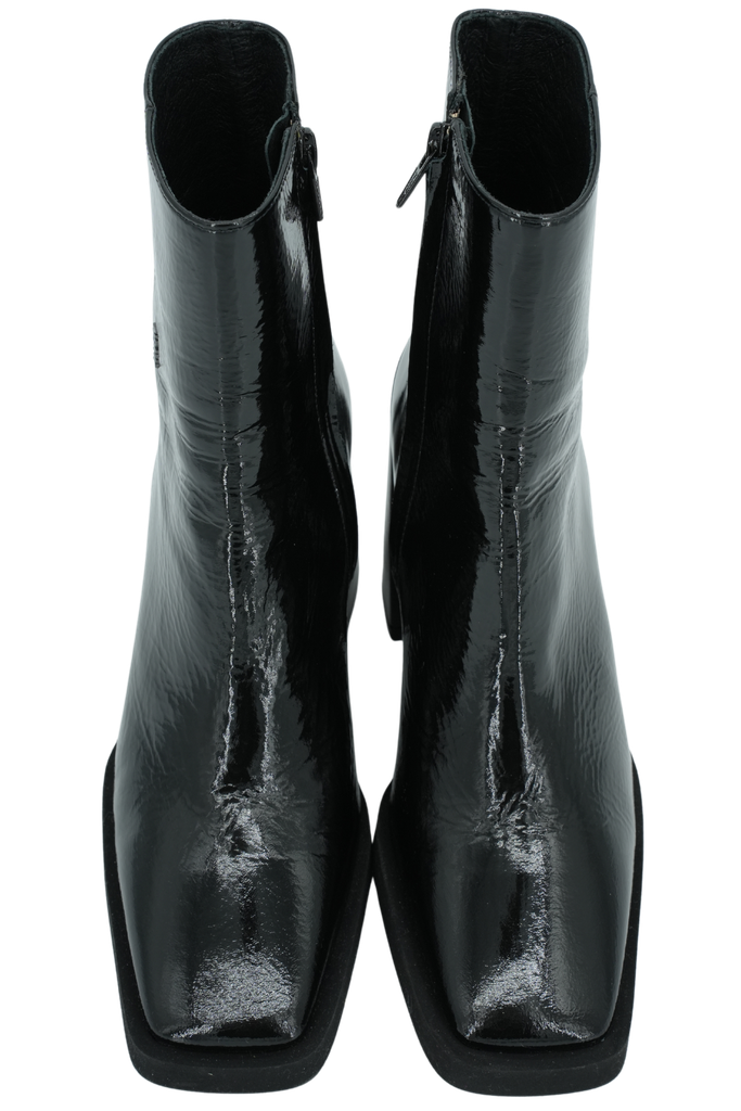NUBIKK - BOOTS NOIRES VERNIES