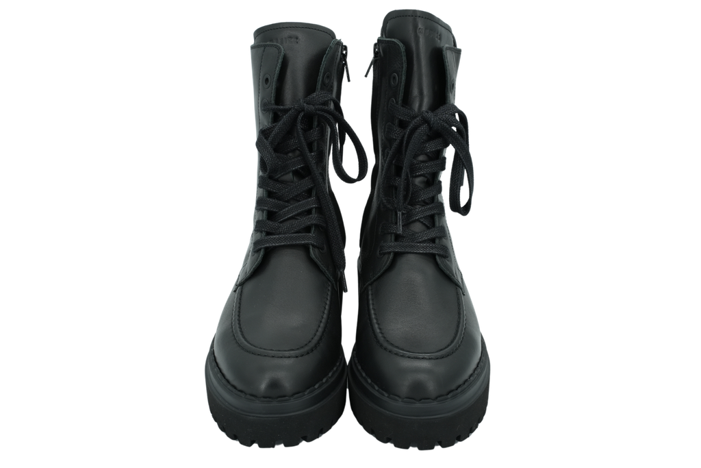 NUBIKK - BOOTS NOIRES À LACETS "FAE BOBBI FUR"