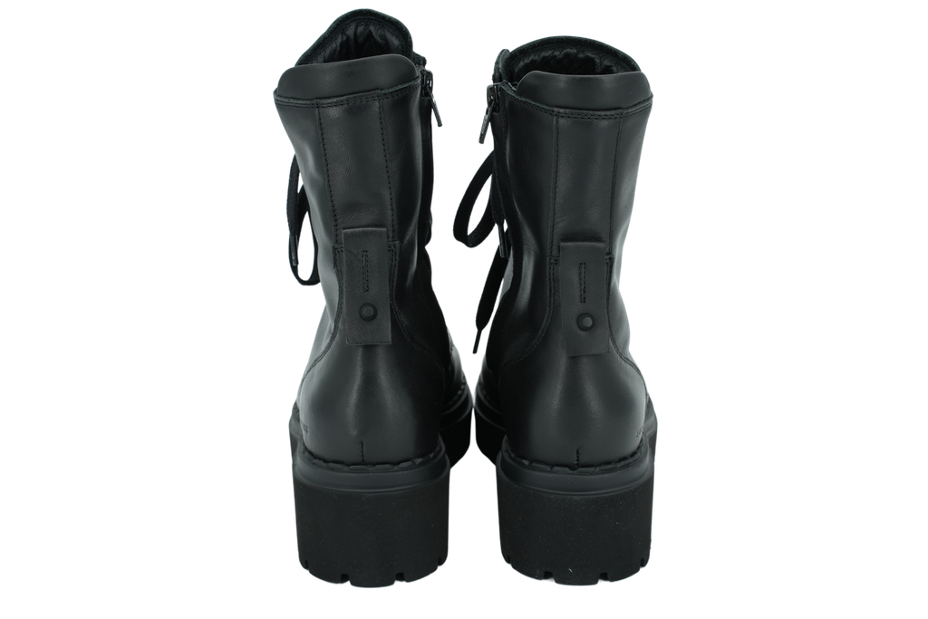 NUBIKK - BOOTS NOIRES À LACETS "FAE BOBBI FUR"