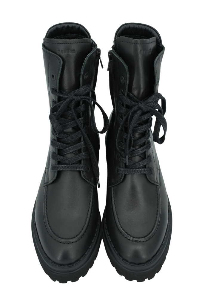 NUBIKK - BOOTS NOIRES À LACETS "FAE BOBBI FUR"