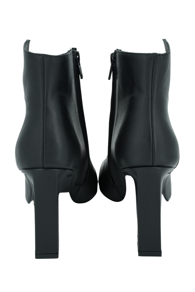 BRUNO PREMI - BOOTS À TALONS NOIR ASYMÉTRIQUE