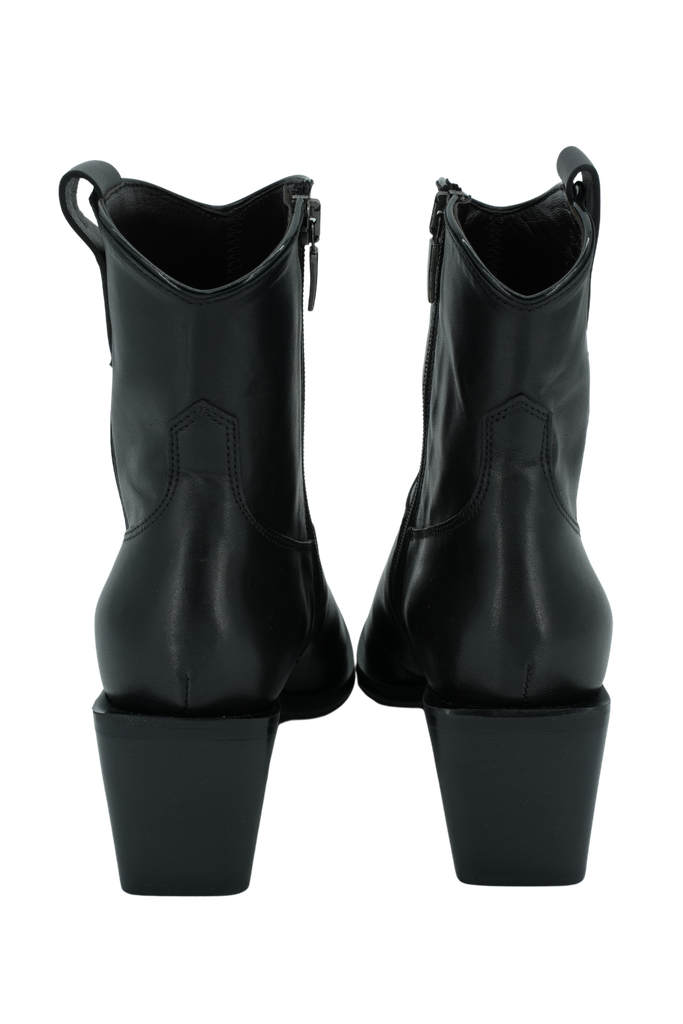 FAIRE - BOOTS WESTERN NOIRES À TALONS DÉCROCHÉS