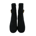 BRUNO PREMI - BOOTS NOIRS À TALONS VELOUR
