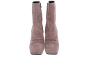 BRUNO PREMI - BOOTS À TALONS ROSE POUDRÉ