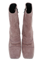 BRUNO PREMI - BOOTS À TALONS ROSE POUDRÉ